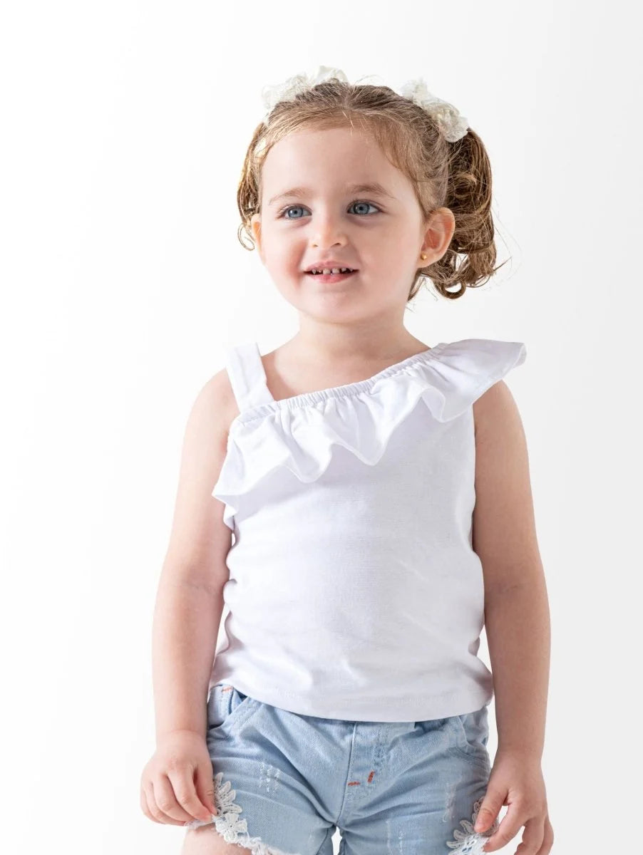 Ruffle tank top