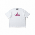 Alo Signature Logo T-Shirt -#00258