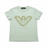 GA Kids Floral Logo T-Shirt-#00263
