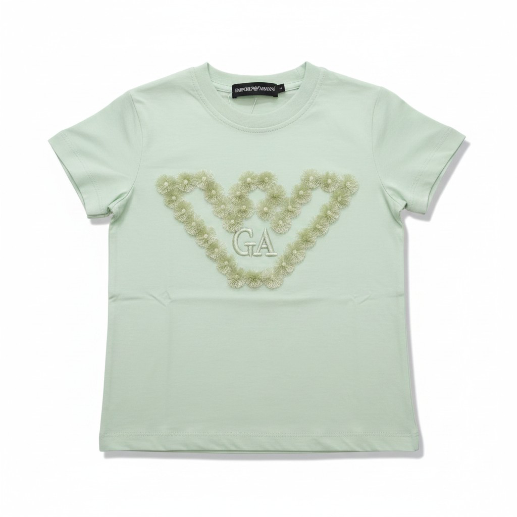 GA Kids Floral Logo T-Shirt-#00263
