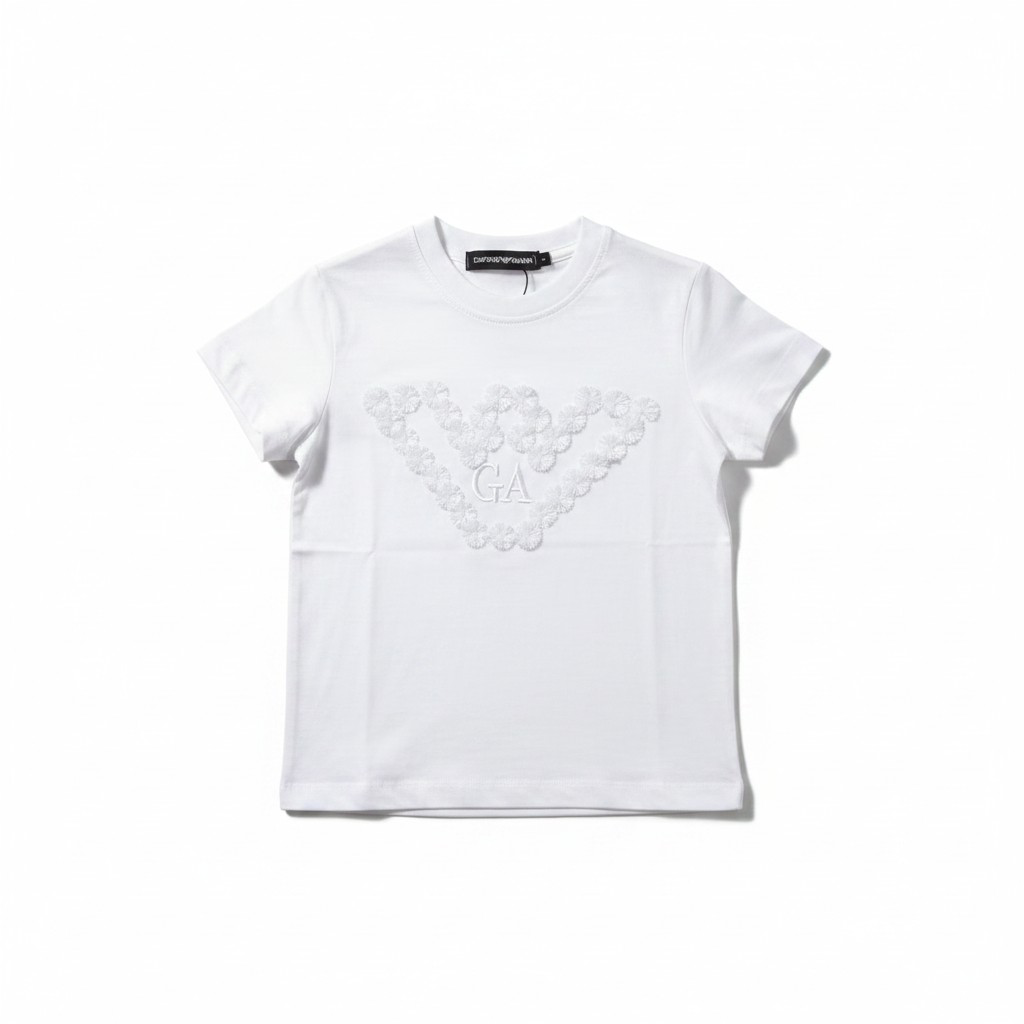 GA Kids Floral Logo T-Shirt-#00263