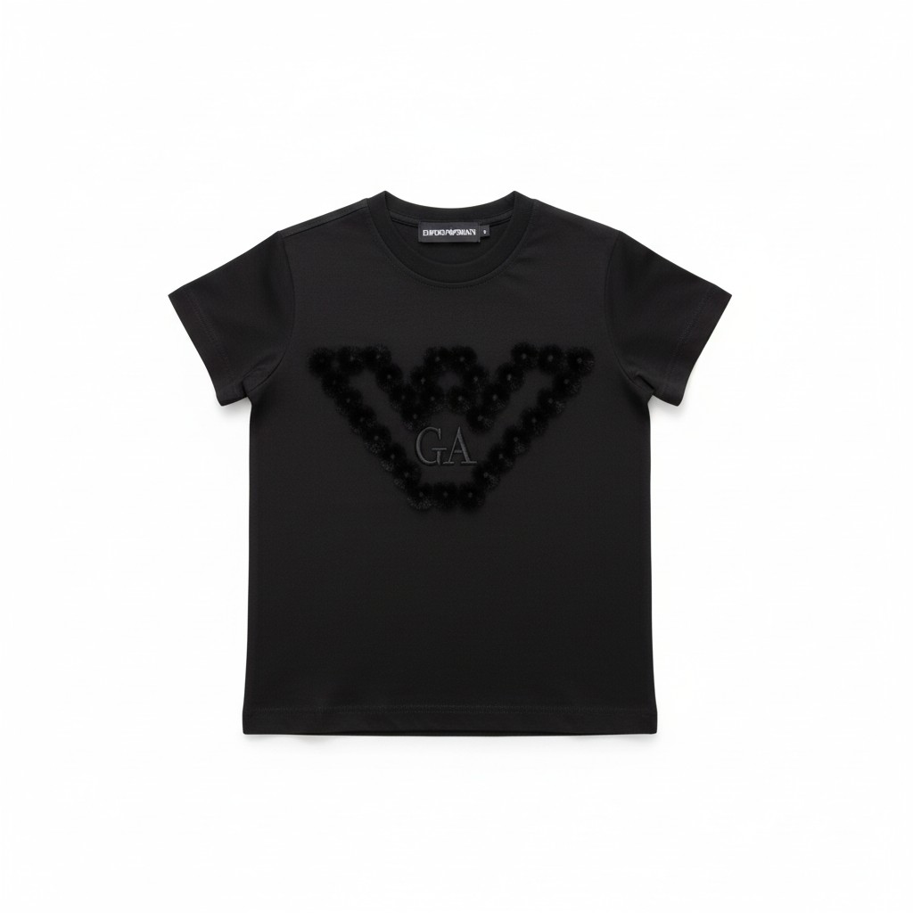GA Kids Floral Logo T-Shirt-#00263