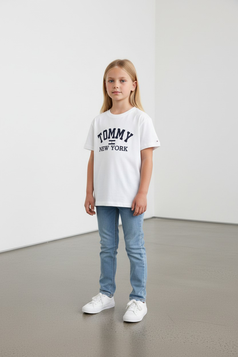 Tommy Hilfiger Kids Classic Logo T-Shirt-#00266