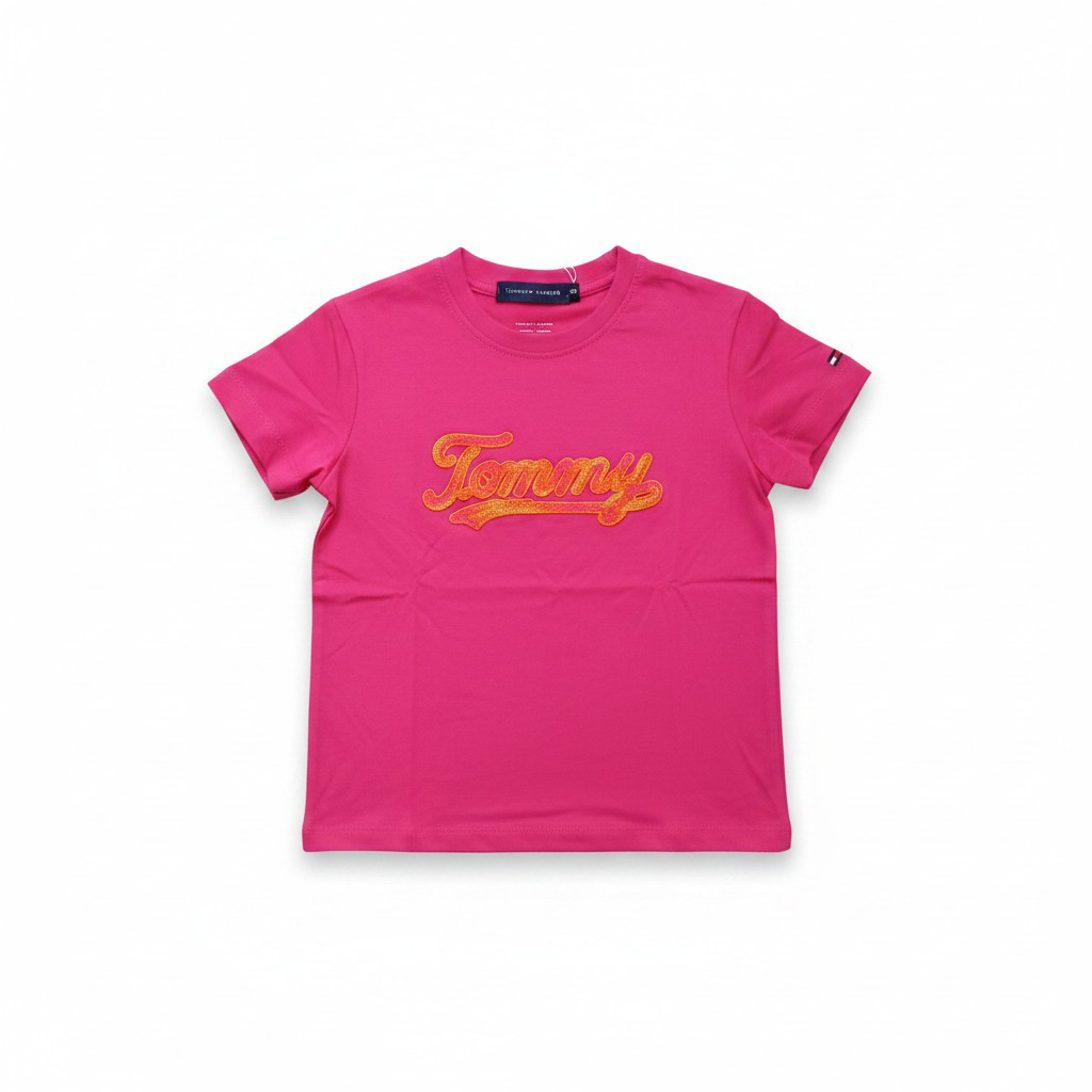Tommy Hilfiger Kids Embroidered Logo T-Shirt –#00268