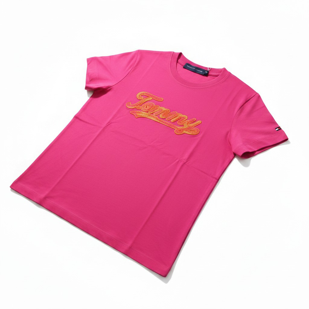 Tommy Hilfiger Kids Embroidered Logo T-Shirt –#00268