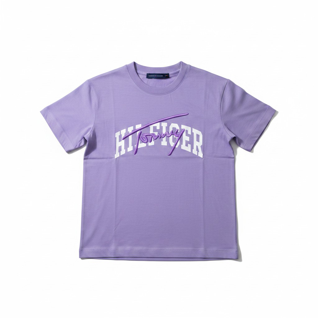 Tommy Hilfiger Kids Signature Logo T-Shirt –#00269
