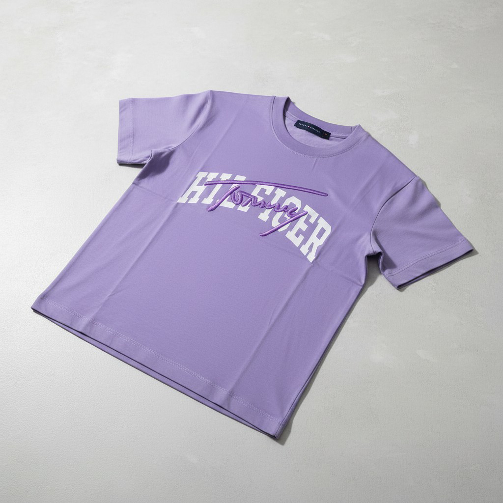 Tommy Hilfiger Kids Signature Logo T-Shirt –#00269