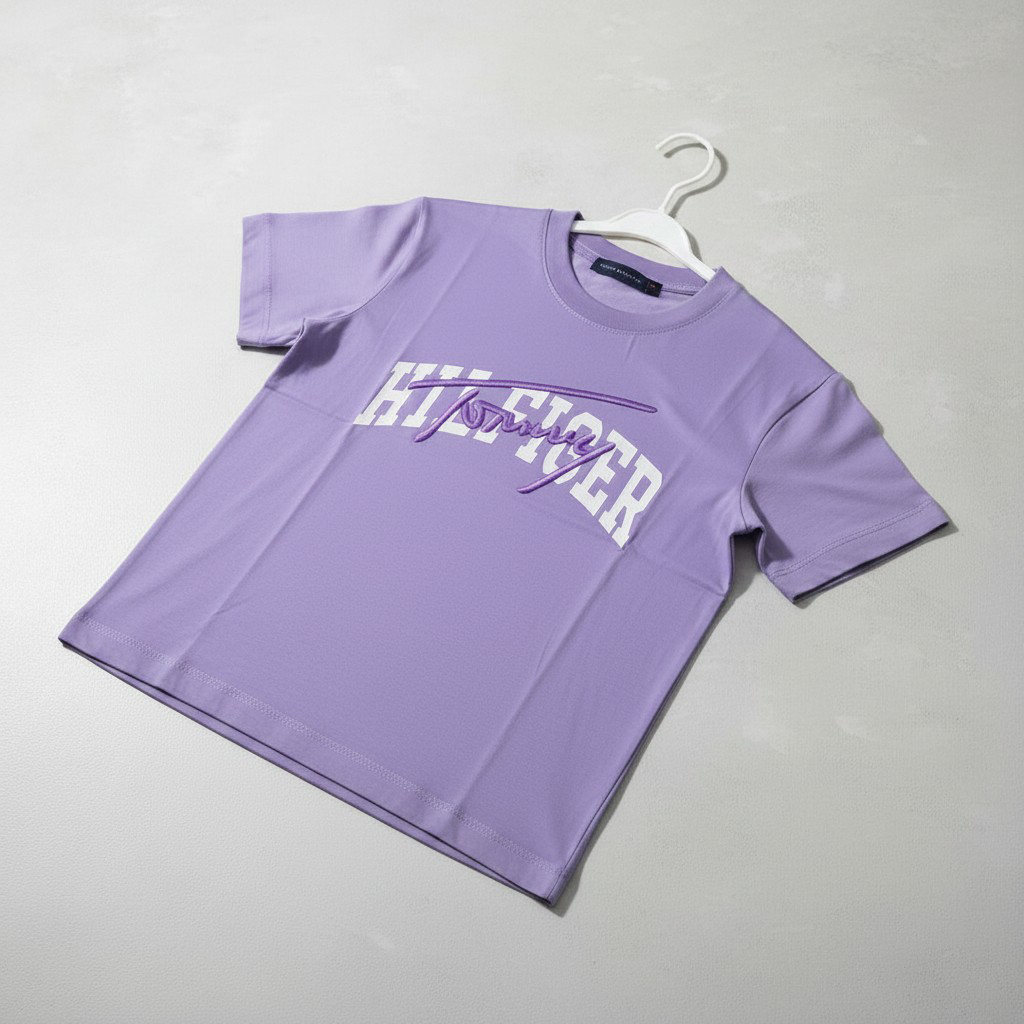 Tommy Hilfiger Kids Signature Logo T-Shirt –#00269