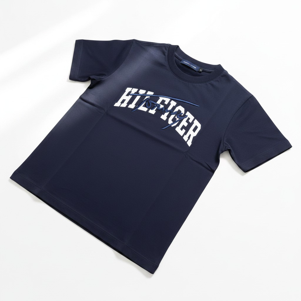 Tommy Hilfiger Kids Signature Logo T-Shirt –#00269