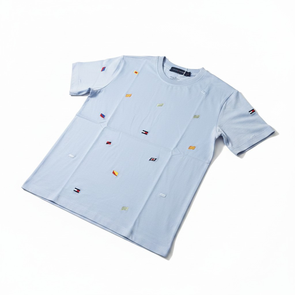 Tommy Hilfiger Mini Icons Embroidered Kids T-Shirt-#00272