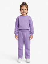 Nike Toddler Girls Crew Fleece Tracksuit Set - Sweatshirt & Joggers 2-Piece#00405