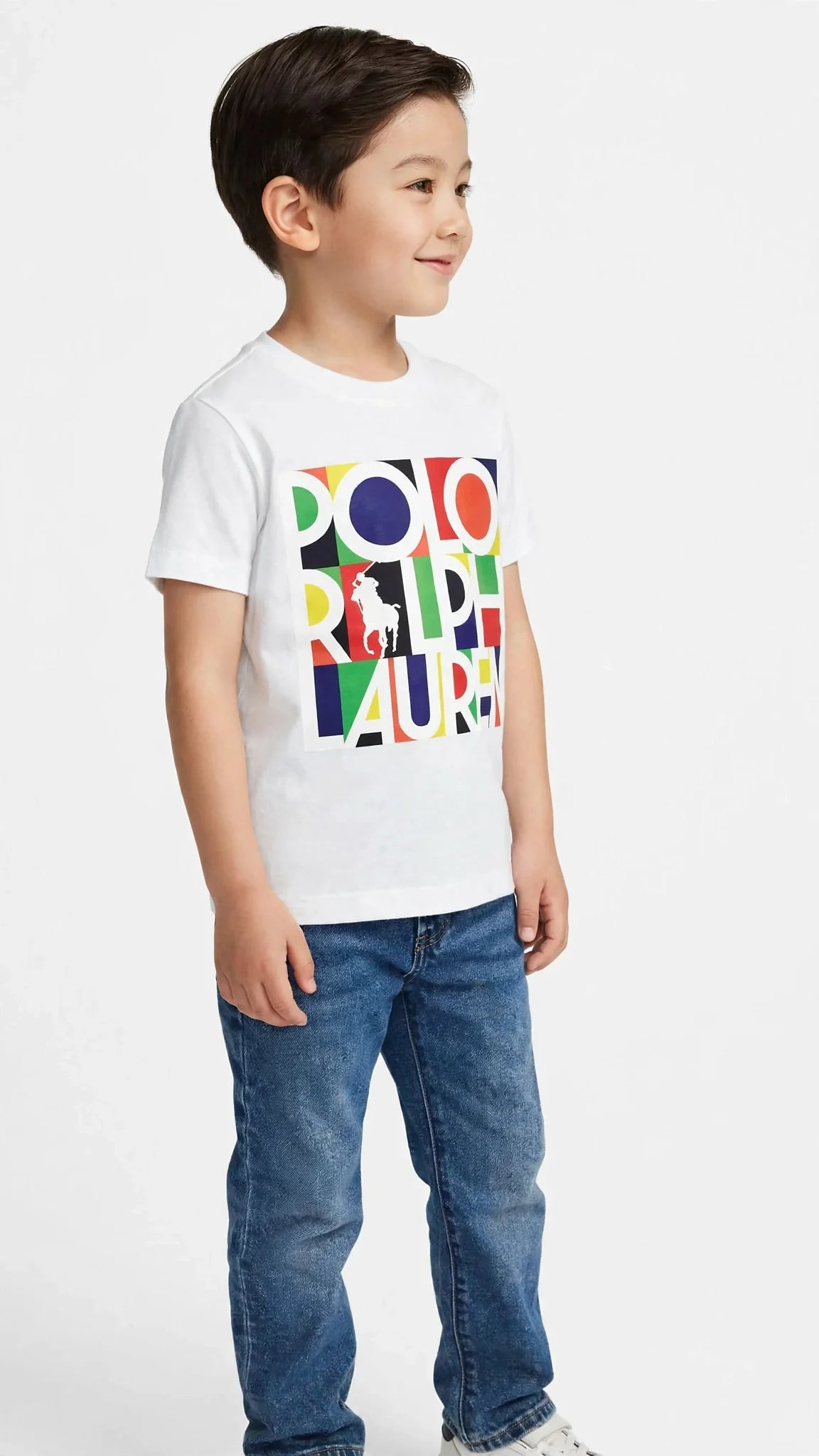 Polo Ralph Lauren Kids T-Shirt - Colorful Pop Logo Graphic Tee -#00392