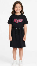 Tommy Hilfiger Girls Sequin Logo T-Shirt Dress -#00387