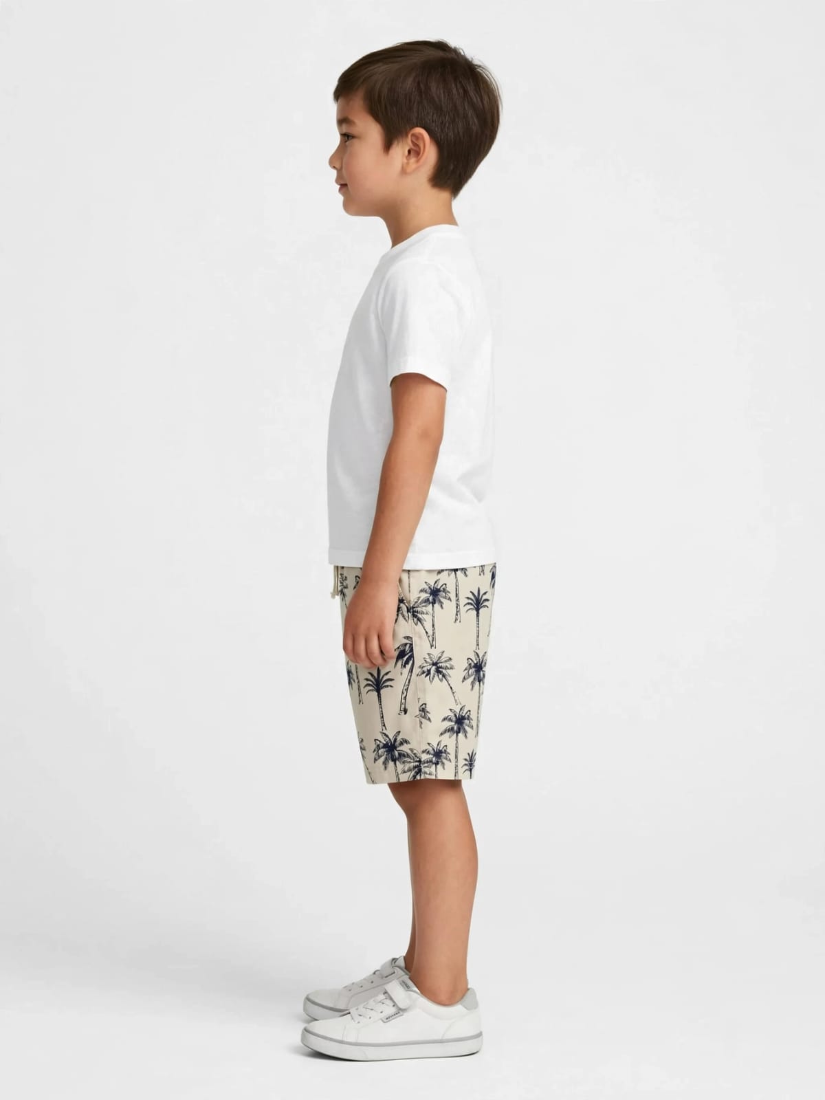 Zara kids Original Cotton Palm Tree Print Shorts – Summer Shorts #00362