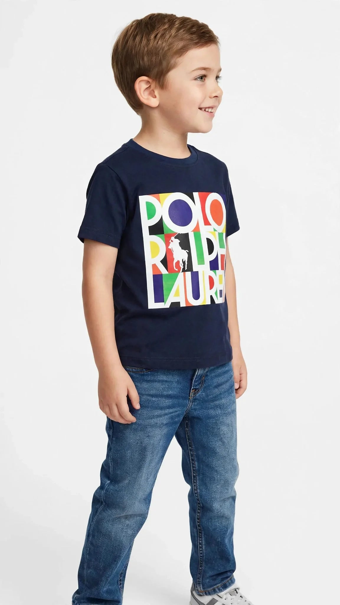 Polo Ralph Lauren Kids T-Shirt - Colorful Pop Logo Graphic Tee -#00392