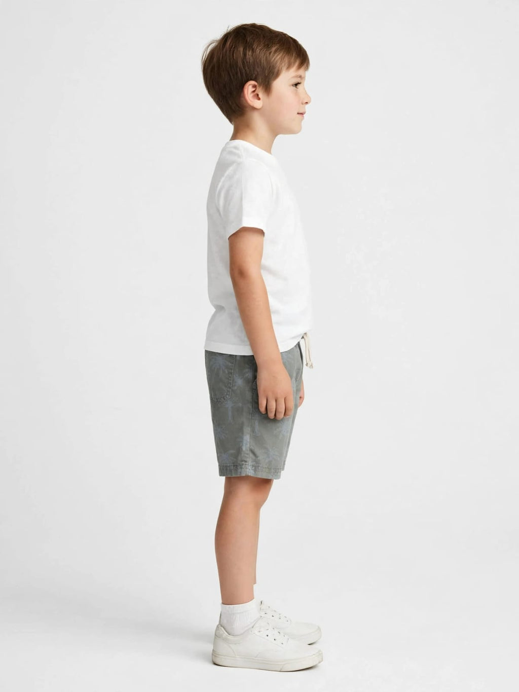 Zara kids Original Cotton Palm Tree Print Shorts – Summer Shorts #00362